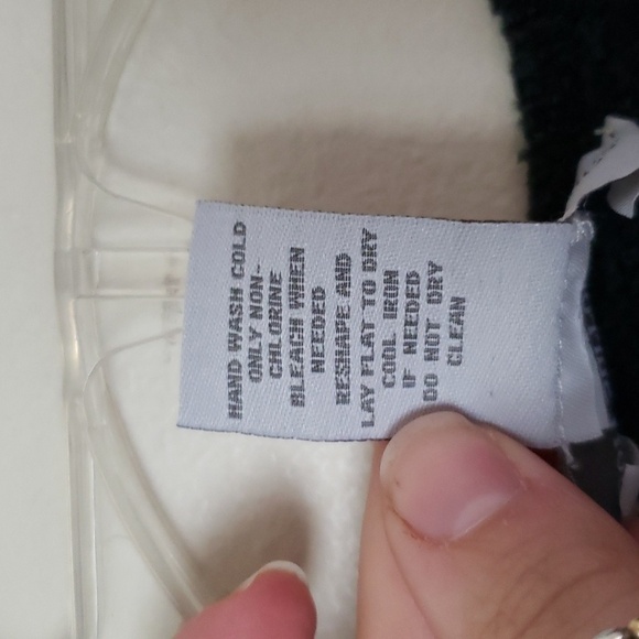 Soft surroundings boho green wool blend sweater, asymmetrical hem, women's small - Picture 5 of 7